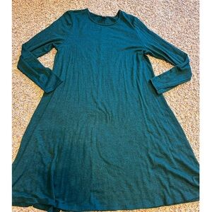 Old Navy emerald green soft Knit Dress Women’s size XL tall